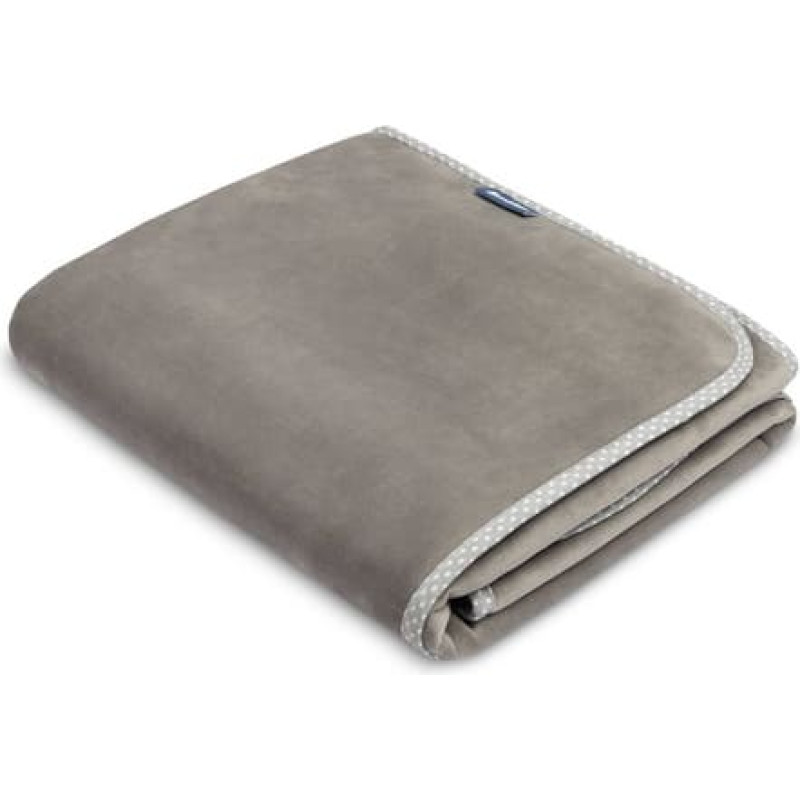 Sensillo GREY PLUSH BLANKET 80x100