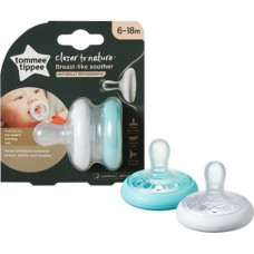 Tommee Tippee 334305 BREAST-LIKE pacifier 6-18M 2 pcs