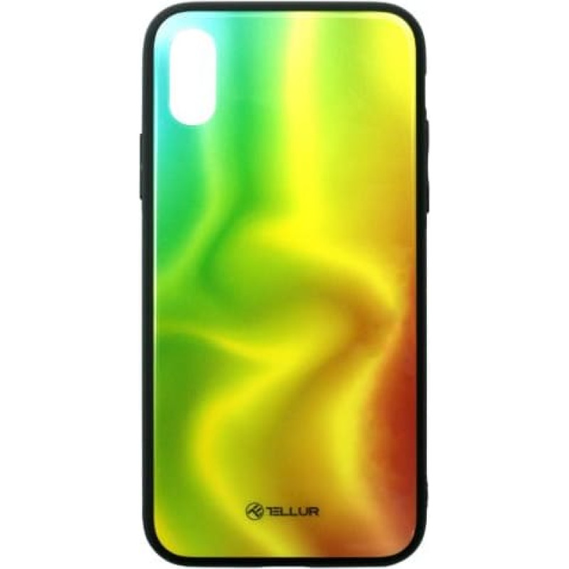 Tellur Cover Glass print for iPhone XS silk