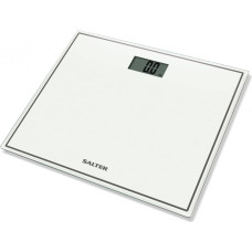 Salter 9207 WH3R Compact Glass Electronic Bathroom Scale - White