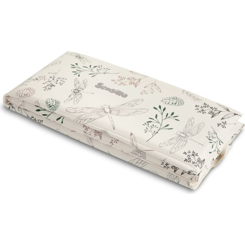 Sensillo Tourist mat/changing mat – botanical FIREFLIES