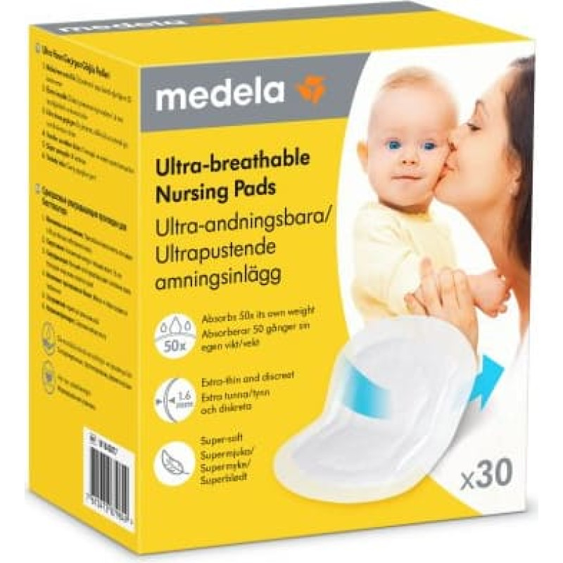 Medela 7036 1-FOLD LACTATION PADS 30PCS
