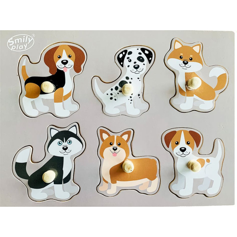 Smily Play 38065 – Dėlionė Šunys