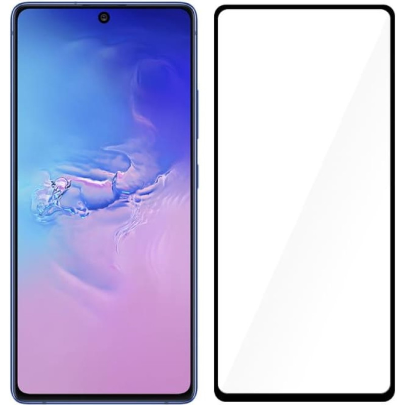 Tellur Tempered Glass 3D Case Friendly Full Glue for Samsung S10 Lite black