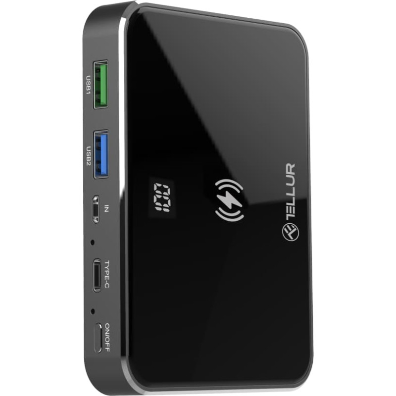 Tellur Graphene PD10000 Power Bank 10000mAh Black