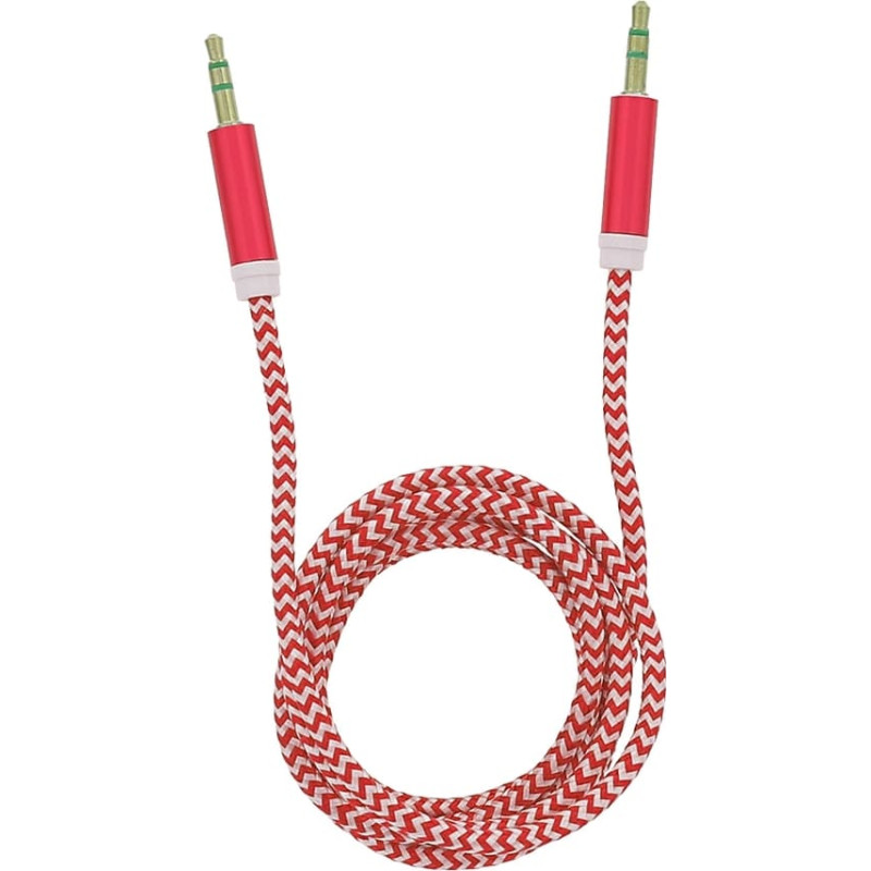 Tellur Basic Audio Cable aux 3.5mm Jack 1m Red