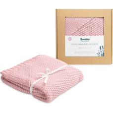 Sensillo HOODED SWADDLE BLANKET 100% BAMBOO GIFT PINK