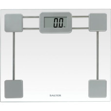 Salter 9081 SV3R Toughened Glass Compact Electronic Bathroom Scale