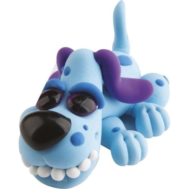 Minikid Dough - 25622 - foam animals - FUNNY PETS - CAT /DOG /LAMA