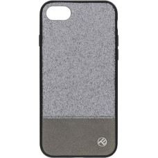 Tellur Cover Synthetic Leather Glitter II for iPhone 8 silver