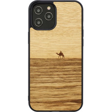 Man&Wood case for iPhone 12/12 Pro terra black