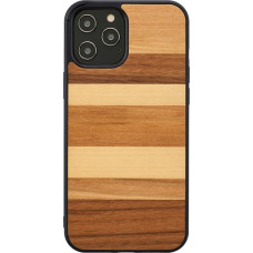 Man&Wood case for iPhone 12 Pro Max sabbia black