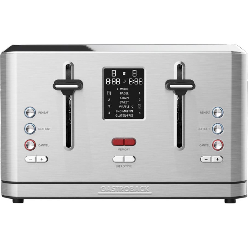 Gastroback 42396 Design Toaster Digital 4S