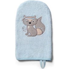 Babyono 347/08 Bamboo baby wash mitt NATURAL BAMBOO BLUE