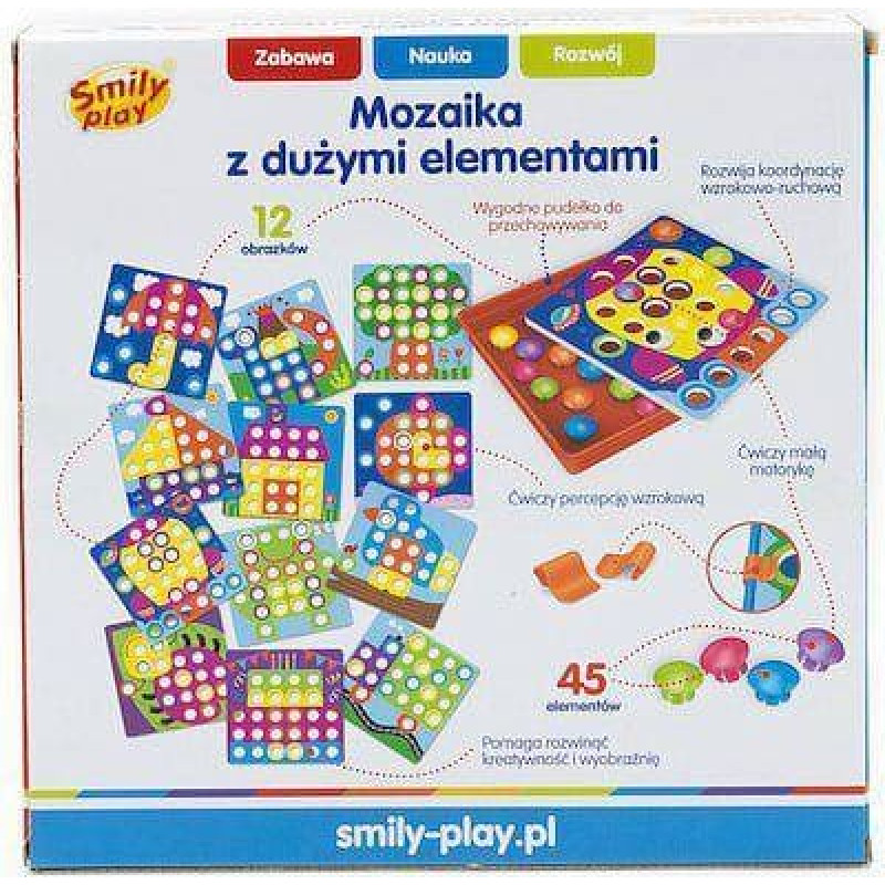 Minikid 29254 UKŁADANKA GUZICZKOWA