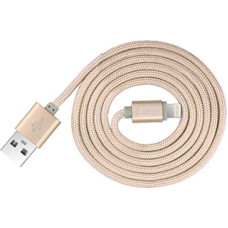 Devia Fashion Series Cable for Lightning (MFi, 2.4A 1.2M) champagne gold