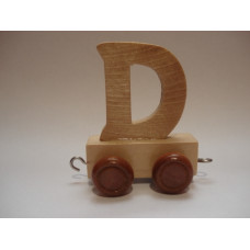 Eco Toys Wood Toys Letter Art.23709 Koka burts uz riteņiem