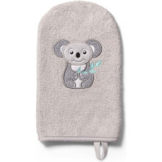 Babyono 347/09 Bamboo baby wash mitt NATURAL BAMBOO GREY