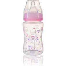 Babyono Art.403 anti-koliku barošanas pudele ar plašu kakliņu 240ml