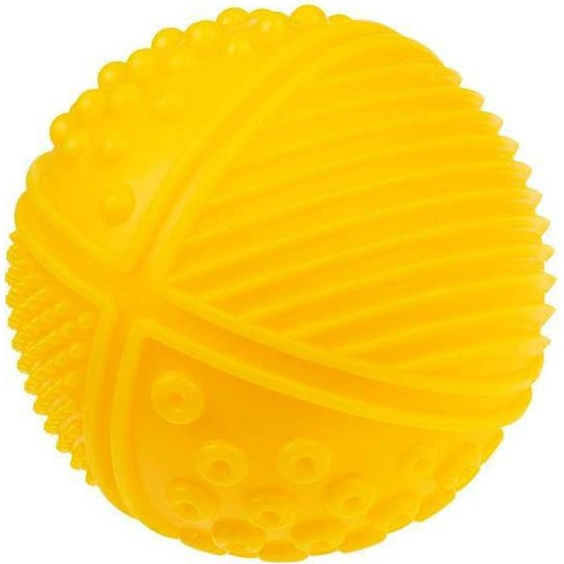 Minikid 74712 PIŁKA SENSORYCZNA 4 FAKTURY ŻÓŁTY