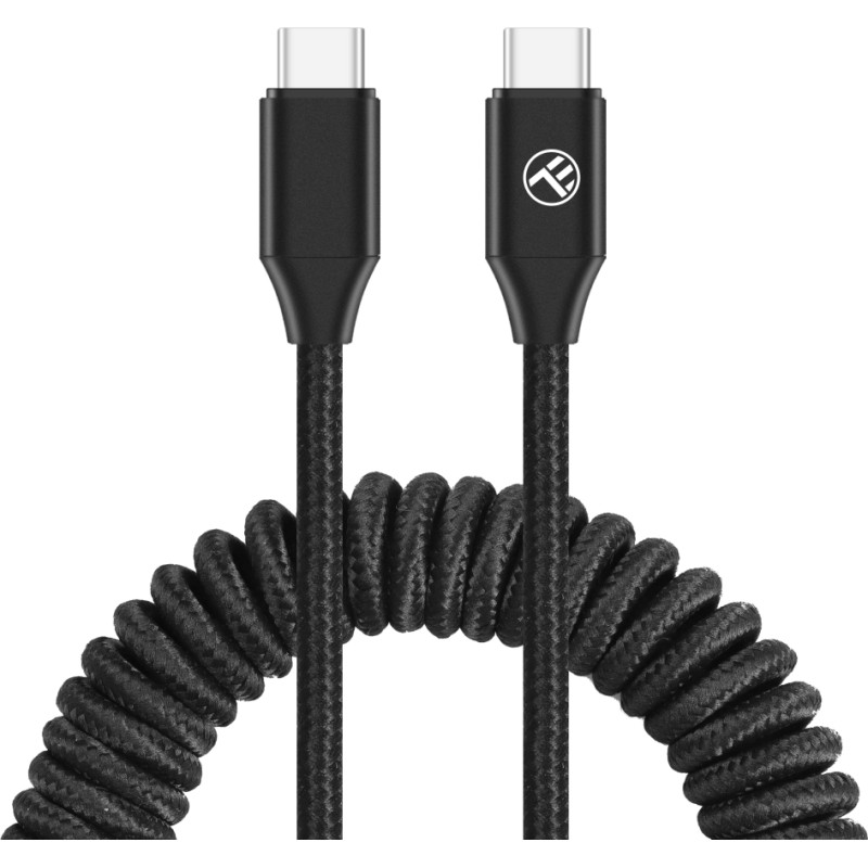 Tellur Extendable USB-C to USB-C Cable PD60W up to 1.8m Black