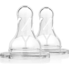 Dr.browns 312 Y-Cut Silicone Narrow Nipple, 2-Pack