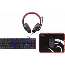 White Shark Comanche 3 GC-4104 - 4in1 KEYBOARD + MOUSE + MOUSE PAD  + HEADSET