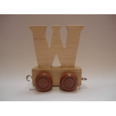 Eco Toys Wood Toys Letter Art.23694 Koka burts uz riteņiem