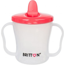 Britton First Cup Art.B1523 Pink Pirma krūzīte ar  snipīti, 200 ml