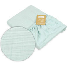 Minikid Cover to changing pad - TB0414/33  - MUSLIN - MINT - size 50x70/80 cm