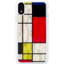 Ikins SmartPhone case iPhone XR mondrian white