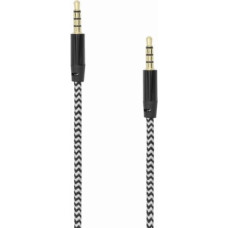 Sbox AUX Cable 3.5mm To 3.5mm Blackberry Black 3535-1.5B