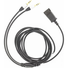 Tellur QD to 2 x Jack 3.5mm Adapter Cable 2.2m Black