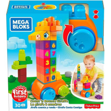 Minikid Bloks - 61191 / GFG19 - MEGA BLOKS - 30 EL - COUNT'n BOUNCE GIRAFFE