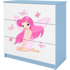 Kocot Kids Chest of drawers babydreams blue fairy with butterflies