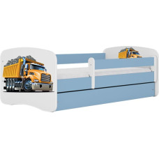 Kocot Kids Bed babydreams blue truck with drawer with mattress 140/70