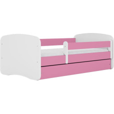 Kocot Kids Bed babydreams pink without pattern with drawer with mattress 180/80