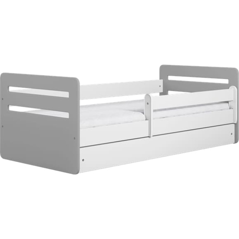Kocot Kids Bed tomi mix grey with drawer with mattress 180/80