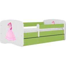 Kocot Kids Bed babydreams green princess with drawer with mattress 180/80