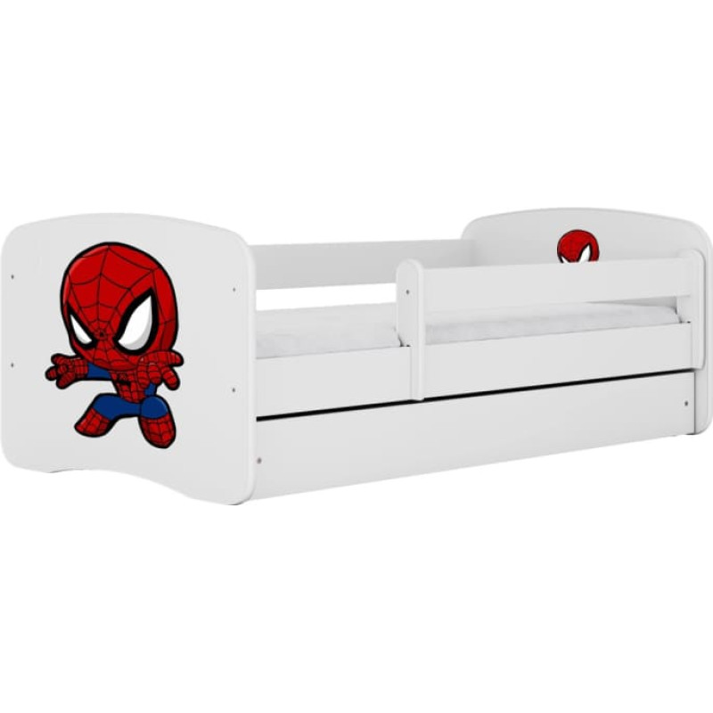 Kocot Kids Bed babydreams white spiderman with drawer with mattress 160/80