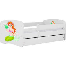 Kocot Kids Bed babydreams white mermaid with drawer with mattress 180/80