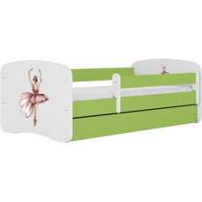 Kocot Kids Bed babydreams green dancer with drawer with mattress 160/80