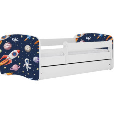 Kocot Kids Bed babydreams white cosmos with drawer with mattress 180/80