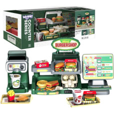 Woopie Sklep Restauracja Fast Food Mini Burger Shop 35 el.