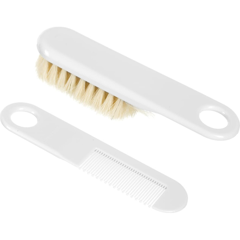 Canpol Babies CANPOL 2/424 Szczotka + grzebień do włosów miękka biała