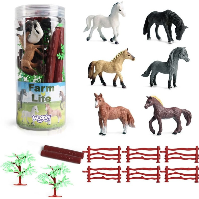 Woopie 47085 Zestaw figurek 16 szt. Dzikie Zwierzęta