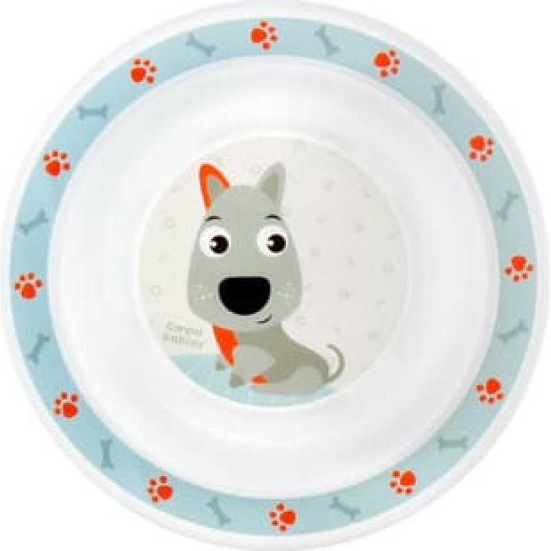 Canpol Babies CANPOL 4/412 Miska plastikowa dla dziecka 270 ml Cute Animals blue