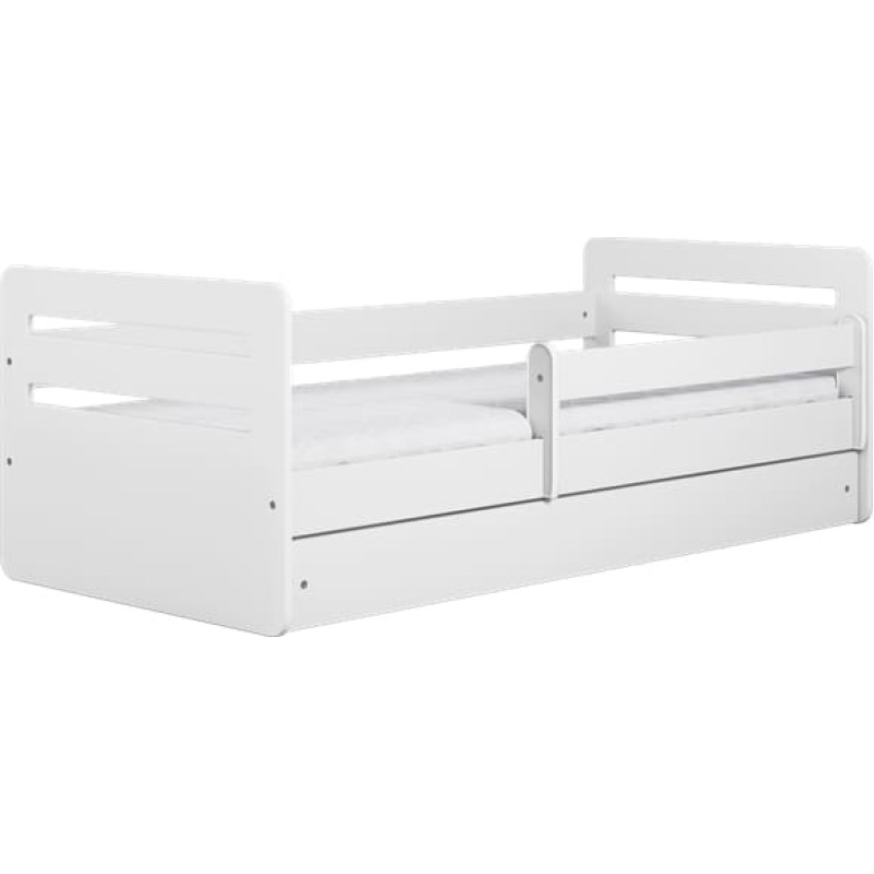 Kocot Kids Bed tomi white without drawer with mattress 180/80