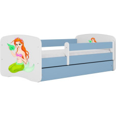 Kocot Kids Bed babydreams blue mermaid without drawer with mattress 140/70