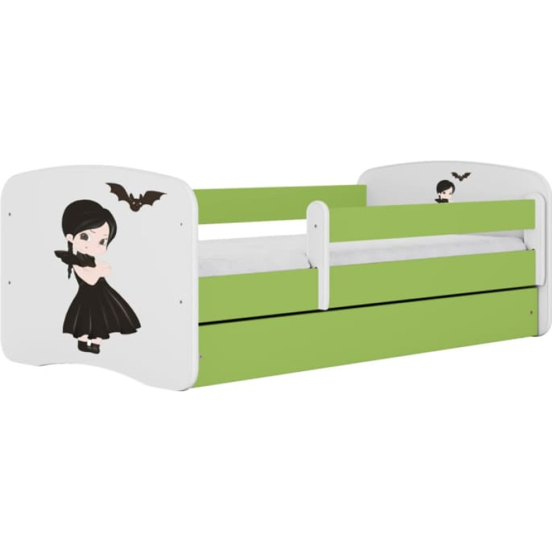 Kocot Kids Bed babydreams green wednesday without drawer with mattress 140/70